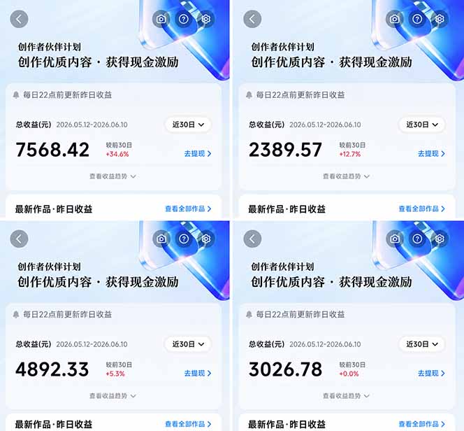图片[2]-抖音伙伴计划最新暴利玩法，不用找素材和剪辑，10分钟出一条原创视频，轻松日入三位数-翌晨科技网