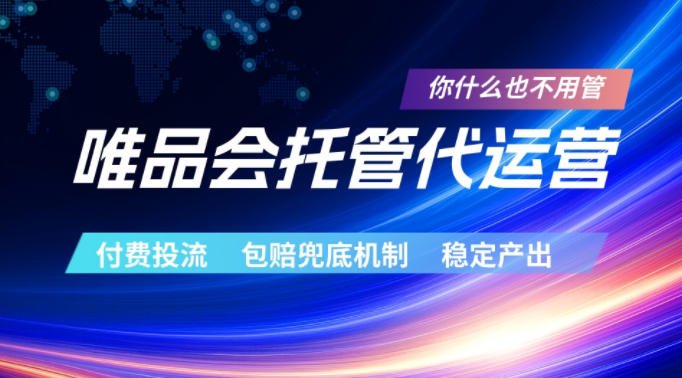 唯品会托管代运营,付费投流玩法,包赔兜底机制,稳定产出【揭秘】-翌晨科技网