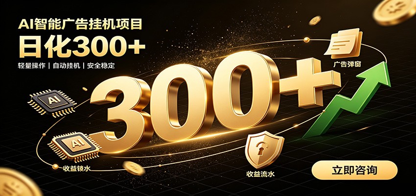 捡钱方法教学，AI广告全新玩法，月入过万无压力，适合各类人群兼职创业-翌晨科技网