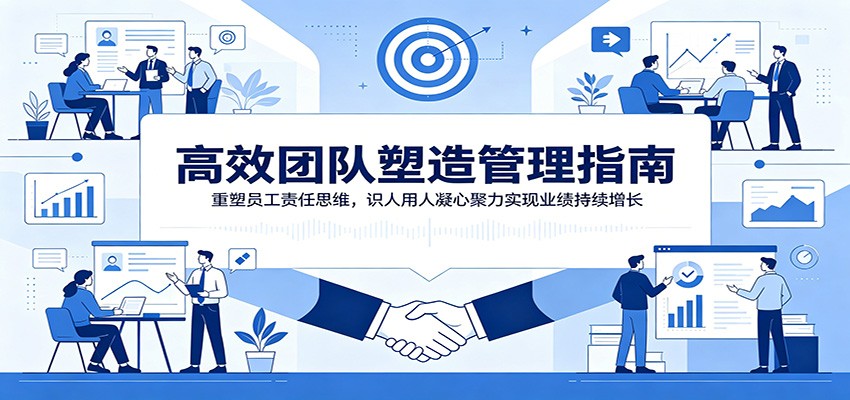 高效团队塑造管理指南：重塑员工责任思维，识人用人凝心聚力实现业绩持续增长-翌晨科技网