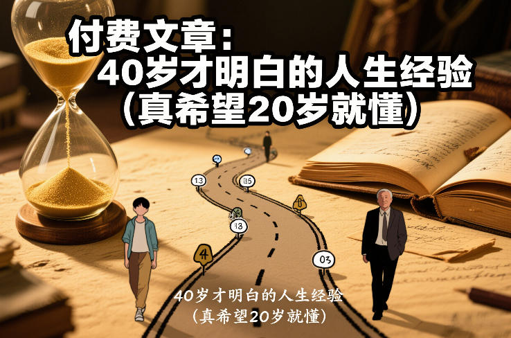 付费文章:40岁才明白的人生经验(真希望20岁就懂)-翌晨科技网
