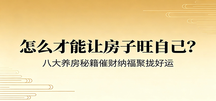 付费文章《怎么才能让房子旺自己？》八大养房秘籍催财纳福聚拢好运-翌晨科技网