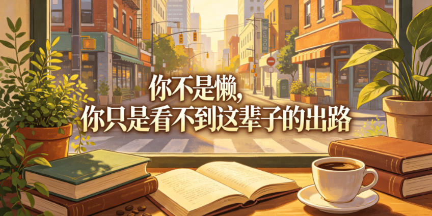 付费文章:你不是懒,你只是看不到这辈子的出路-翌晨科技网