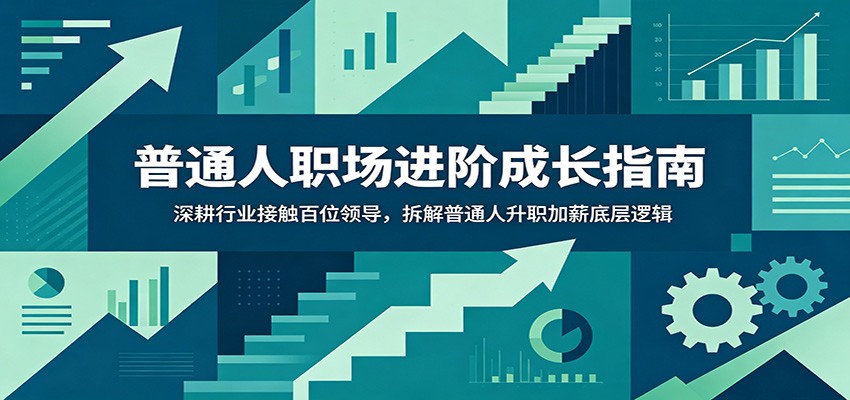 普通人职场进阶成长指南:深耕行业接触百位领导,拆解普通人升职加薪底层逻辑-翌晨科技网