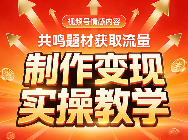 视频号情感内容,共鸣题材获取流量,制作变现实操教学-翌晨科技网