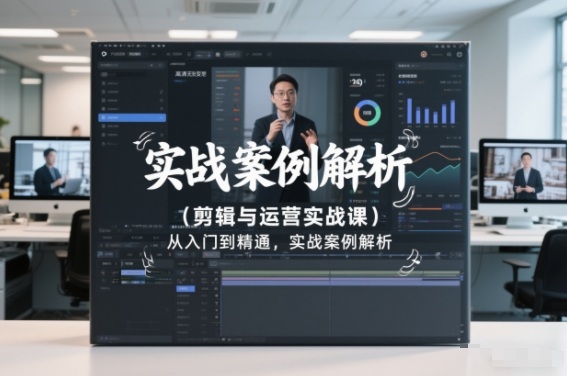 剪辑与运营实战课，从入门到精通，实战案例解析（更新2026）-翌晨科技网