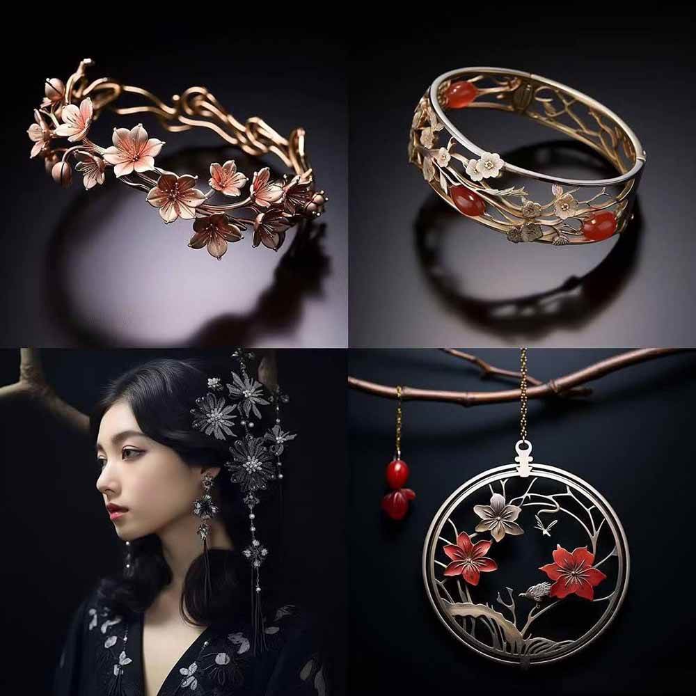 图片[6]-463个Midjourney珠宝摄影提示词：覆盖全品类珠宝，AI设计秒出专业效果-翌晨科技网