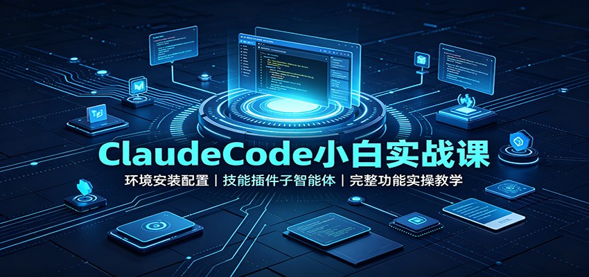 ClaudeCode小白实战课：环境安装配置，技能插件子智能体，完整功能实操教学-翌晨科技网
