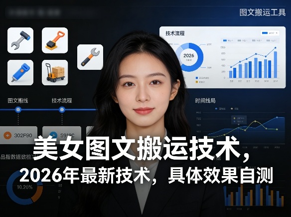 美女图文搬运技术,2026年最新技术,具体效果自测-翌晨科技网