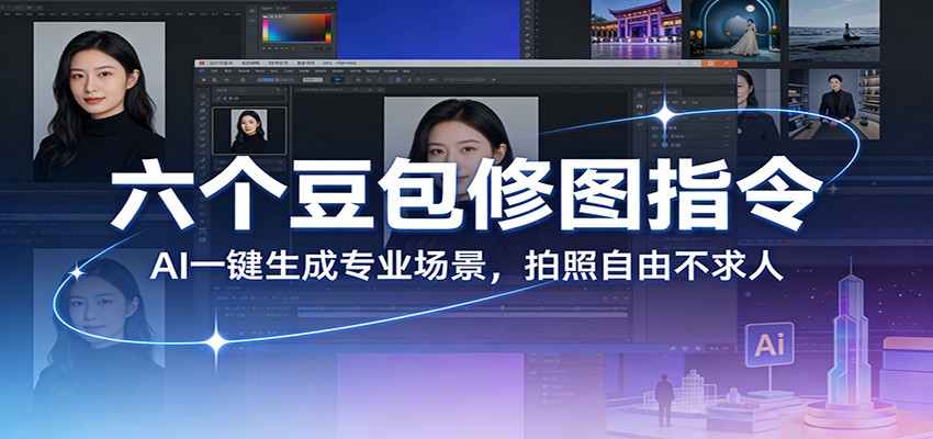 六个豆包修图指令：AI 一键生成专业场景，拍照自由不求人-翌晨科技网