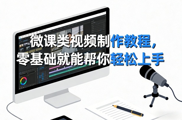 微课类视频制作教程，零基础就能帮你轻松上手-翌晨科技网