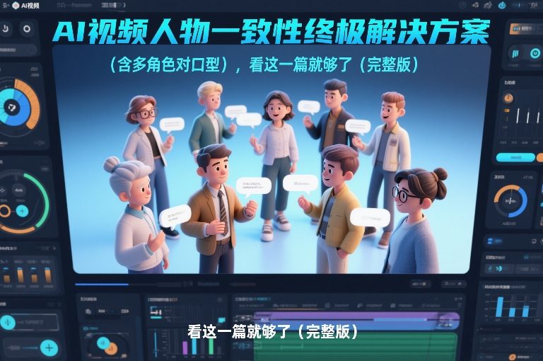 AI视频人物一致性终极解决方案（含多角色对口型），看这一篇就够了（完整版）-翌晨科技网