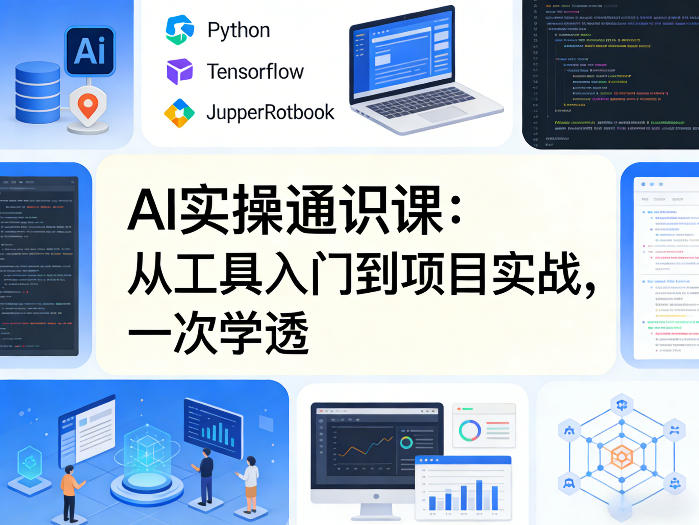 AI实操通识课，从工具入门到项目实战，一次学透-翌晨科技网