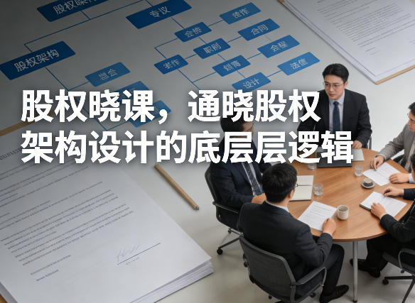 股权晓课，通晓股权架构设计的底层逻辑-翌晨科技网