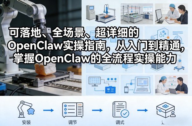 可落地、全场景、超详细的OpenClaw实操指南，从入门到精通，掌握OpenClaw的全流程实操能力-翌晨科技网