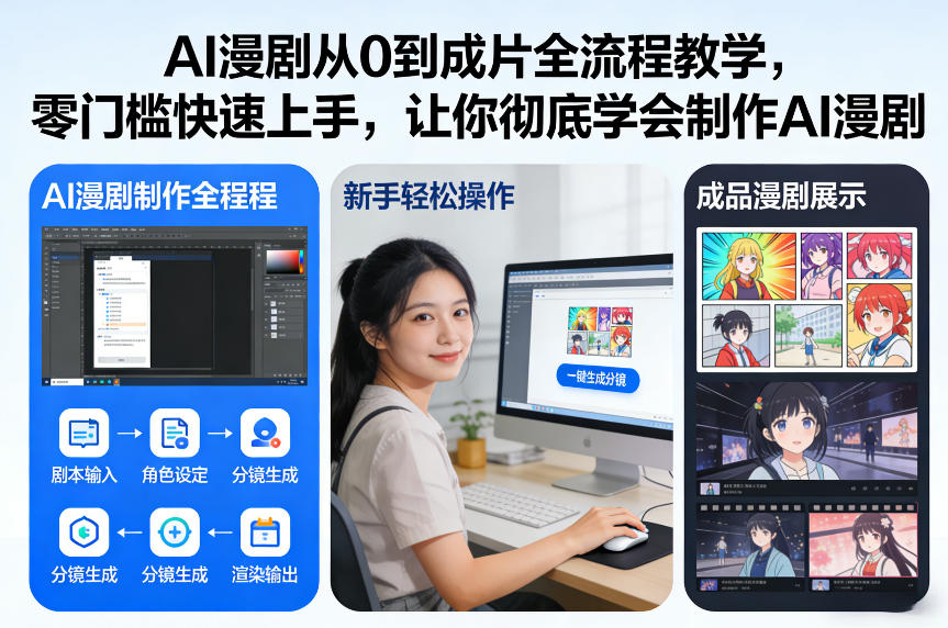 AI漫剧从0到成片全流程教学，零门槛快速上手，让你彻底学会制作AI漫剧【保姆级教程】-翌晨科技网