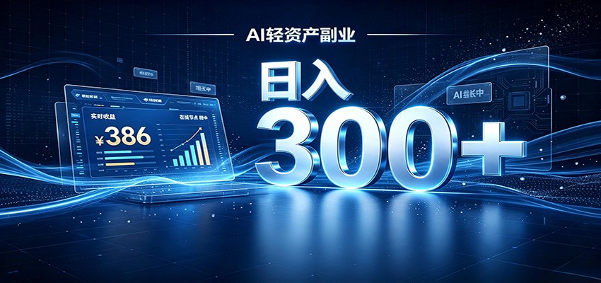 2026 AI轻资产风口,Token中转站小白可入局,日入300+-翌晨科技网