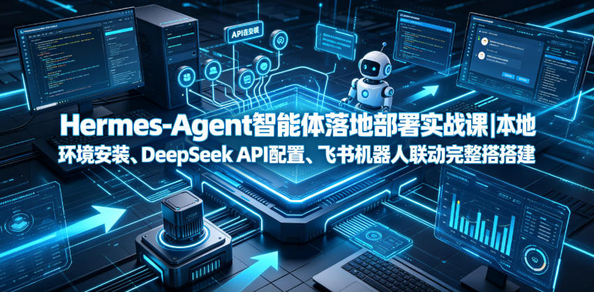 Hermes-Agent智能体落地部署实战课｜本地环境安装、DeepSeek API配置、飞书机器人联动完整搭建教程-翌晨科技网