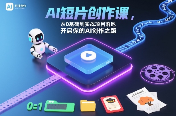 AI短片创作课，从0基础到实战项目落地，开启你的AI创作之路-翌晨科技网