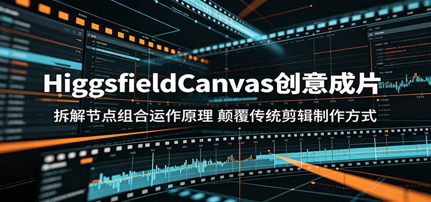HiggsfieldCanvas创意成片：拆解节点组合运作原理，颠覆传统剪辑制作方式-翌晨科技网
