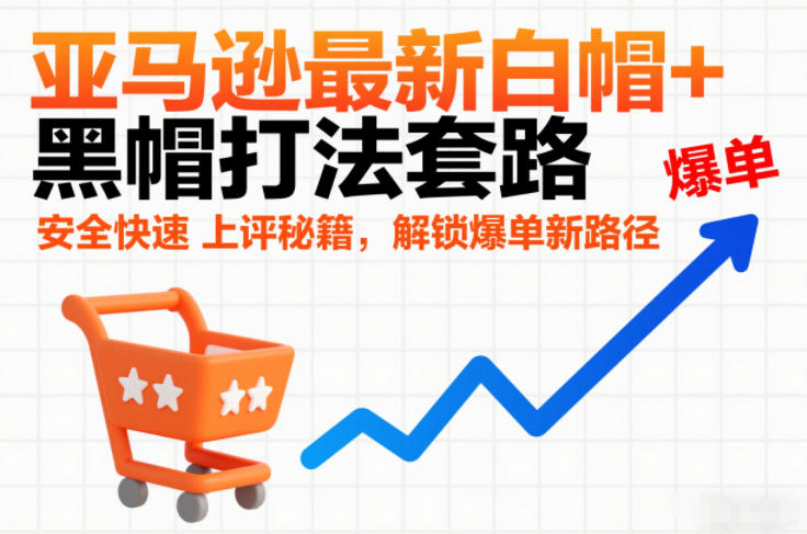 亚马逊最新白帽+黑帽打法套路，安全快速上评秘籍，解锁爆单新路径-翌晨科技网