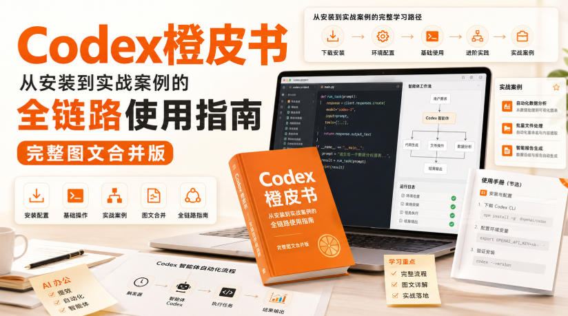 Codex橙皮书，从安装到实战案例的全链路使用指南，完整图文合并版-翌晨科技网