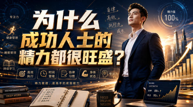 付费文章：为什么成功人士的精力都很旺盛？-翌晨科技网