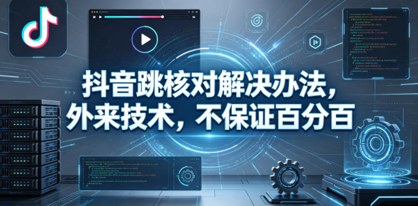 抖音跳核对解决办法，外来技术，不保证百分百-翌晨科技网