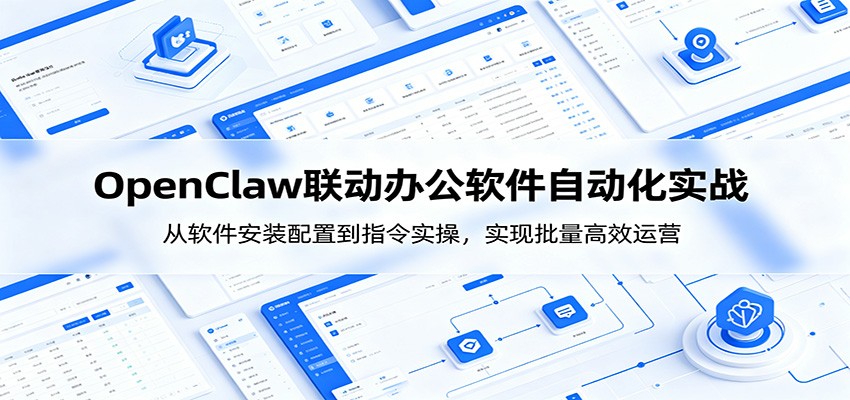 OpenClaw自动化实操课：从软件安装配置到指令实操，实现批量高效运营-翌晨科技网