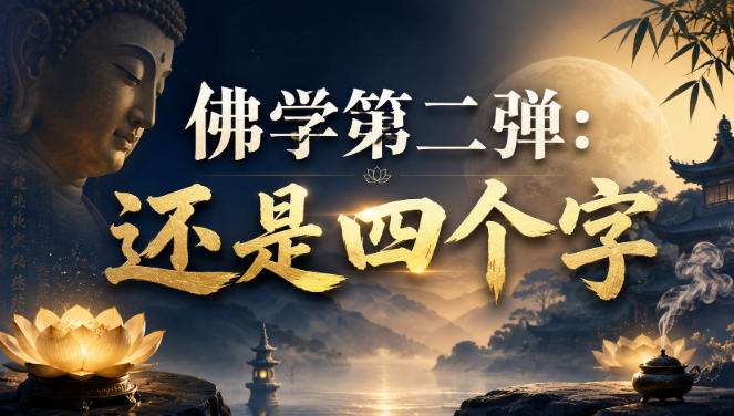 付费文章：佛学第二弹：还是四个字-翌晨科技网