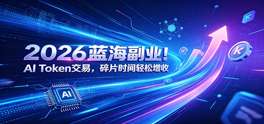 2026蓝海副业！AI Token交易，碎片时间轻松增收-翌晨科技网