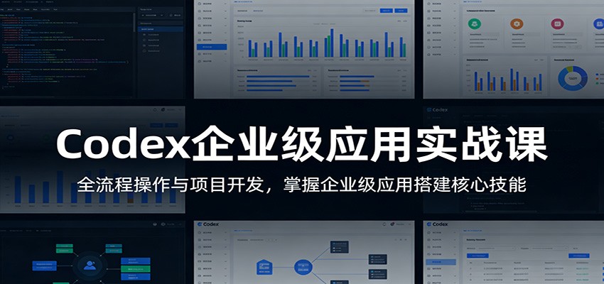 Codex企业级应用实战课：全流程操作与项目开发，掌握企业级应用搭建核心技能-翌晨科技网