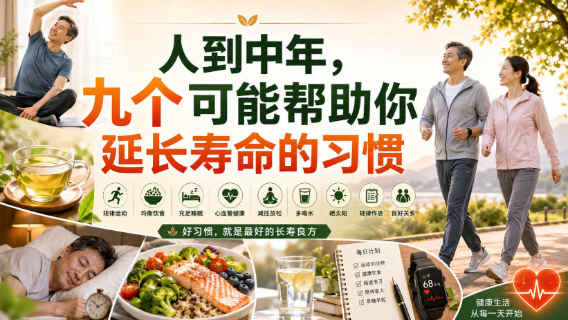 付费文章：人到中年，九个可能帮助你延长寿命的习惯-翌晨科技网