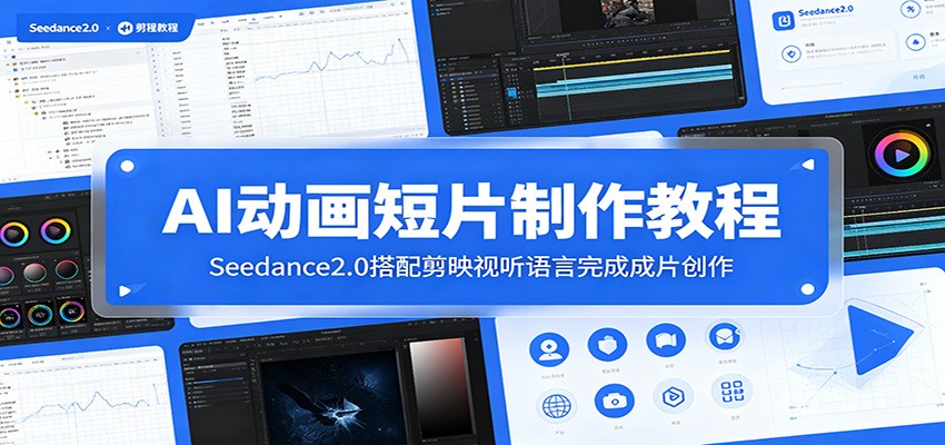 AI动画短片制作教程：Seedance2.0搭配剪映视听语言完成成片创作-翌晨科技网