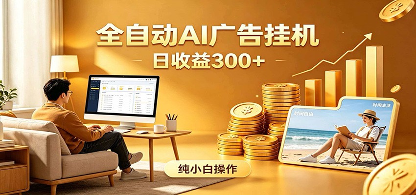 AI风口项目,全程解放双手,后台自动运行赚取收益,每天稳定收益300+-翌晨科技网