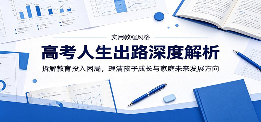 高考人生出路深度解析：拆解教育投入困局，理清孩子成长与家庭未来发展方向-翌晨科技网