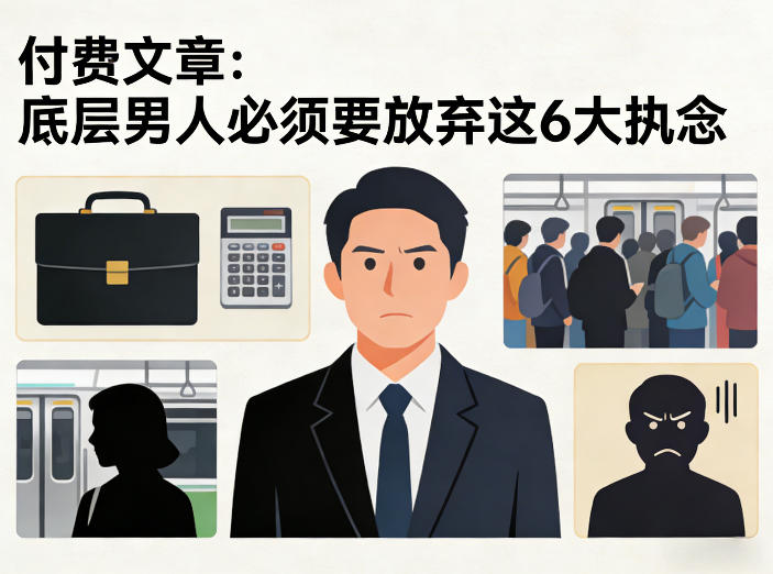 付费文章:底层男人必须要放弃这6大执念-翌晨科技网