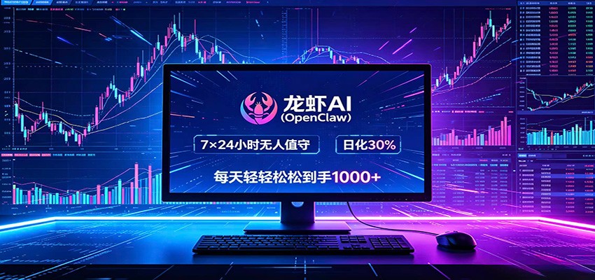 龙虾AI（OpenClaw）全自动挂机，智能操控电脑高效执行任务，每天轻松到手四位数-翌晨科技网