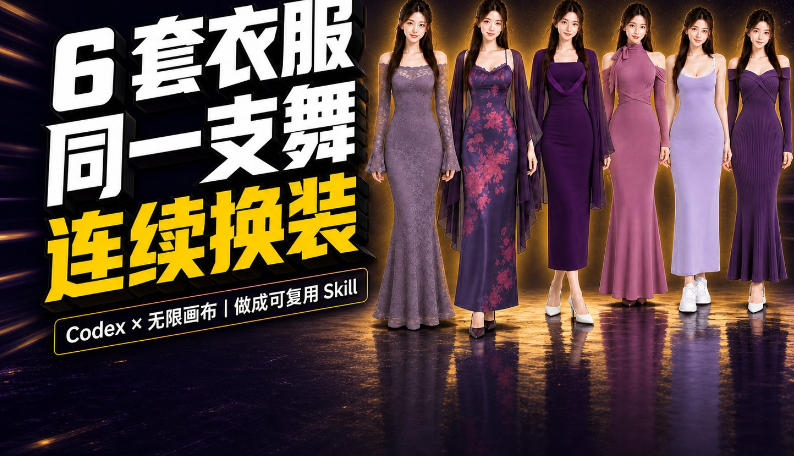 同一支舞，6套衣服按顺序切换：我把服装换装视频做成了一个Skill-翌晨科技网