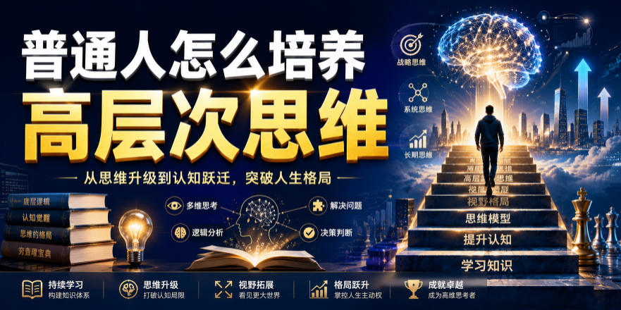 公众号付费文章：普通人怎么培养高层次思维-翌晨科技网