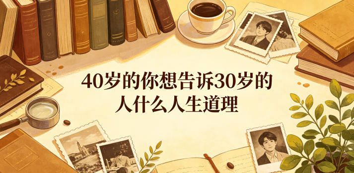 公众号付费文章：40岁的你想告诉30岁的人什么人生道理？-翌晨科技网