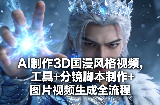 AI制作3D国漫风格视频，工具+分镜脚本制作+图片视频生成全流程-翌晨科技网