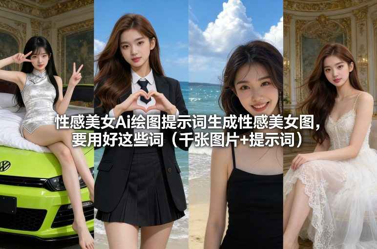 性感美女Ai绘图提示词生成性感美女图，要用好这些词（千张图片+提示词）-翌晨科技网