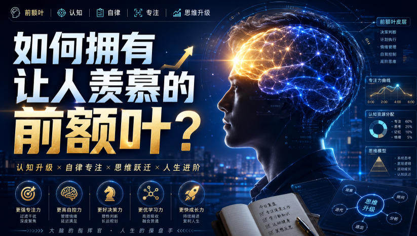 付费文：如何拥有让人羡慕的前额叶？-翌晨科技网