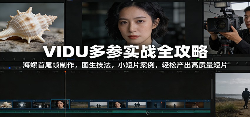 VIDU多参实战全攻略：海螺首尾帧制作，图生技法，小短片案例，轻松产出高质量短片-翌晨科技网