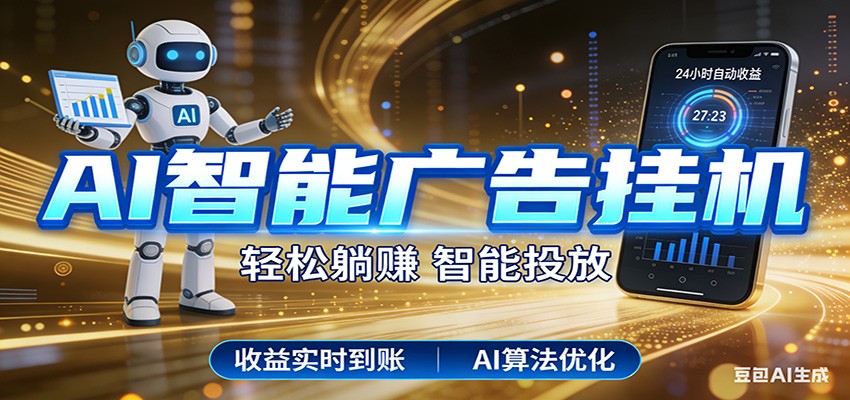 智能广告挂机新时代，利用碎片化时间实现稳定被动收益，AI帮你持续盈利-翌晨科技网