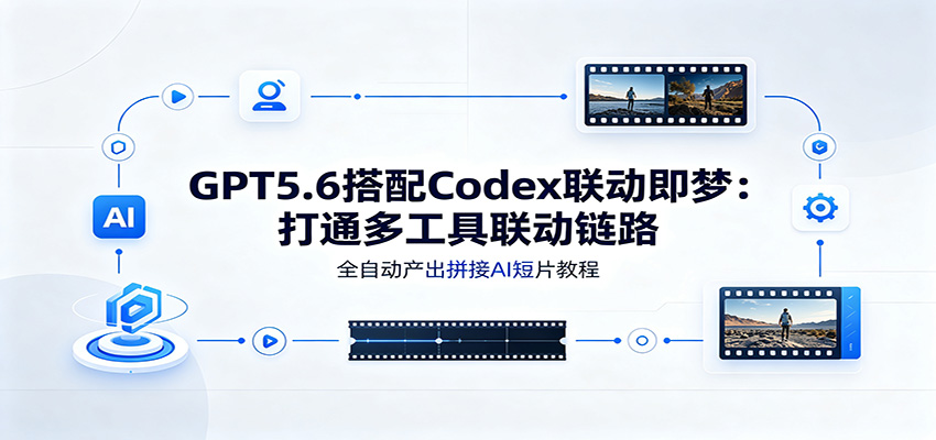 GPT5.6搭配Codex联动即梦：打通多工具联动链路，全自动产出拼接AI短片教程-翌晨科技网