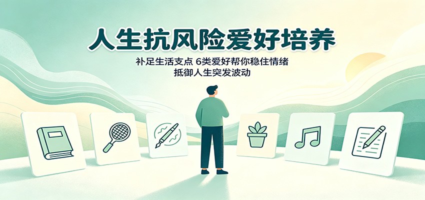 人生抗风险爱好培养：补足生活支点，6类爱好帮你稳住情绪，抵御人生突发波动-翌晨科技网