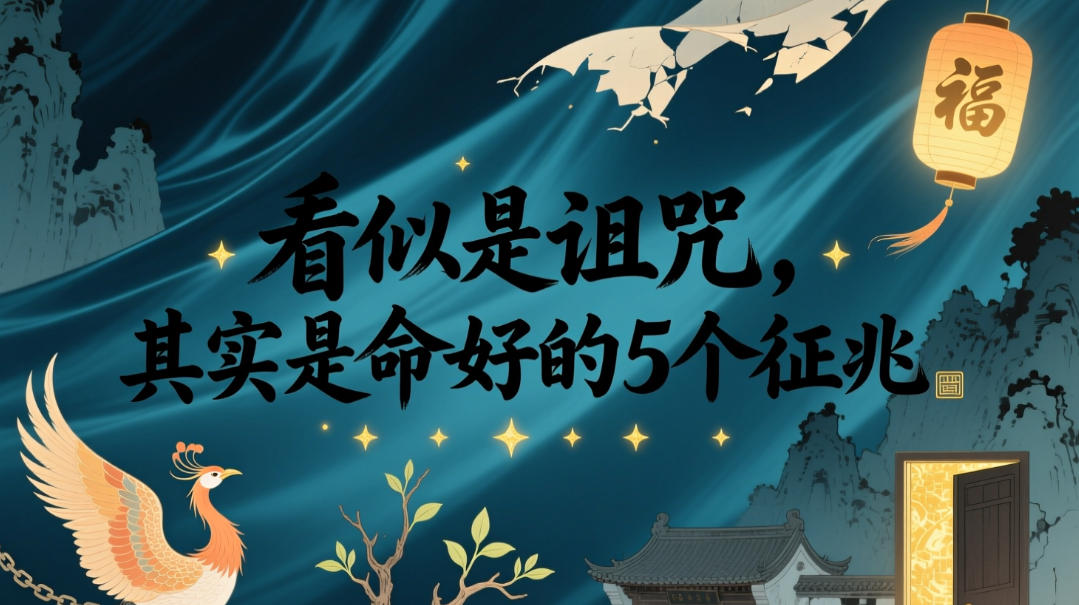 付费文章:看似是诅咒,其实是命好的5个征兆-翌晨科技网