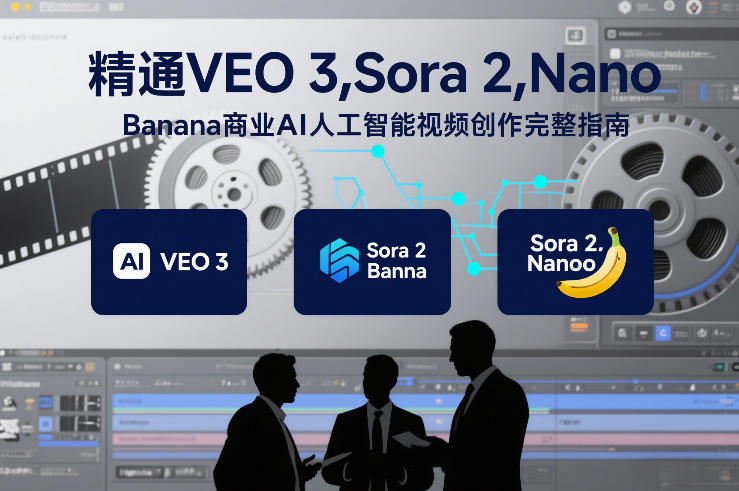 精通VEO 3，Sora 2，Nano Banana商业AI人工智能视频创作完整指南-翌晨科技网